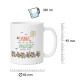 Tasse »Danke dass du uns beim Wachsen...«