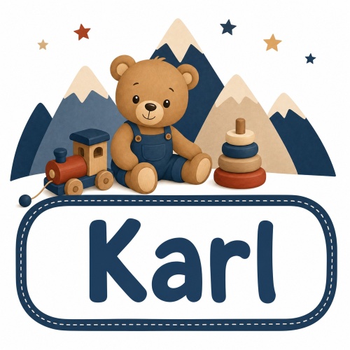 Tasse »Teddy und Spielzeug – Karl«