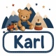 Tasse »Teddy und Spielzeug – Karl«