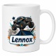 Tasse »Monstertruck mit Name Lennox«