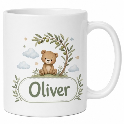 Tasse »Bärchen & Name Oliver«