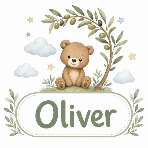 Tasse »Bärchen & Name Oliver«