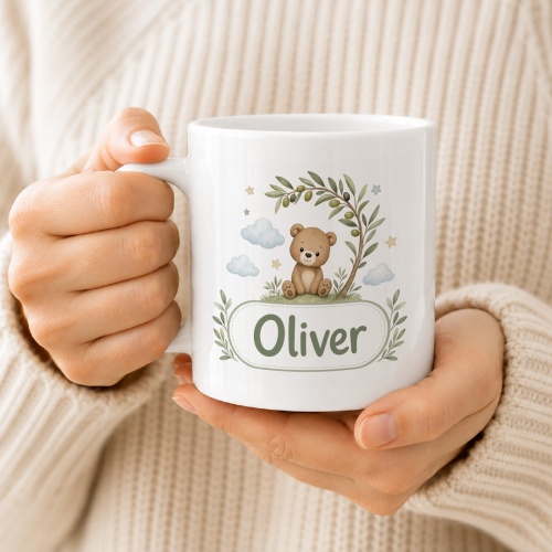 Tasse »Bärchen & Name Oliver«
