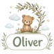 Tasse »Bärchen & Name Oliver«