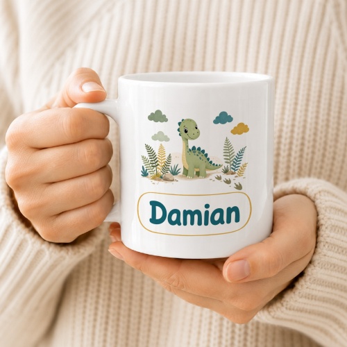 Tasse »Dino mit Name Damian«