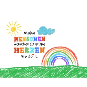 Tasse "Kleine Menschen brauchen..."