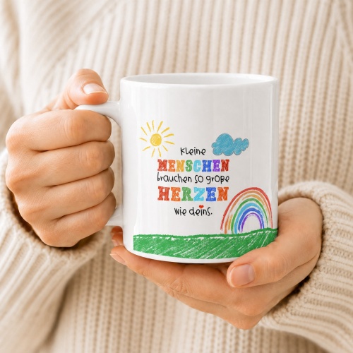 Tasse »Kleine Menschen brauchen...«