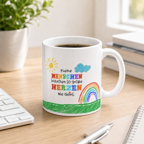 Tasse »Kleine Menschen brauchen...«