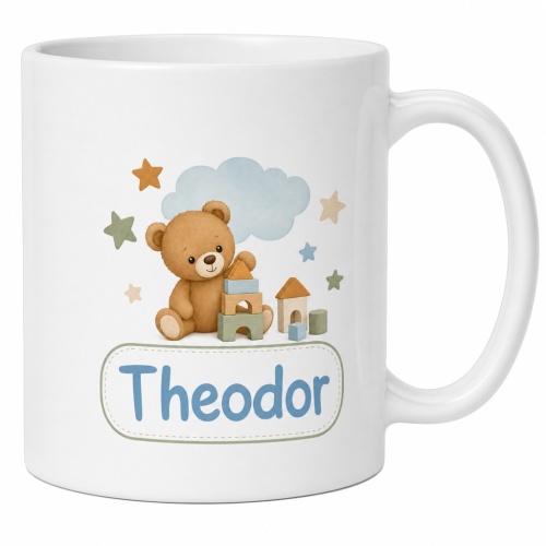 Tasse »Bärchen & Bausteine –...