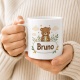 Tasse »Bärchen mit Name Bruno«