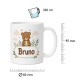 Tasse »Bärchen mit Name Bruno«