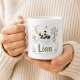 Tasse »Schlafender Panda & Name Lian«