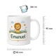 Tasse »Löwe mit Name Emanuel«