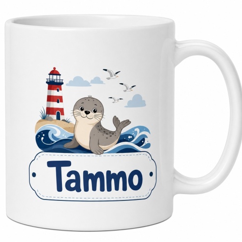 Tasse »Robbe & Leuchtturm – Tammo«