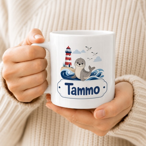 Tasse »Robbe & Leuchtturm – Tammo«
