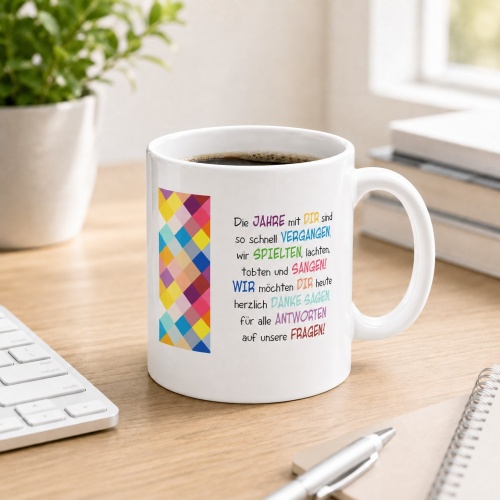 Tasse »Danke für die Jahre«