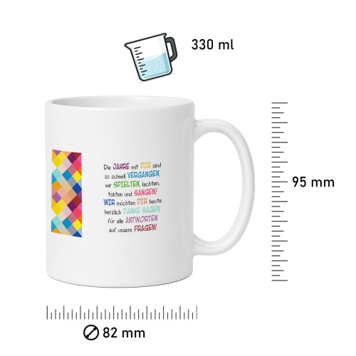 Tasse »Danke für die Jahre«