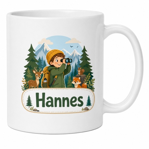Tasse »Hannes im Wald-Abenteuer«