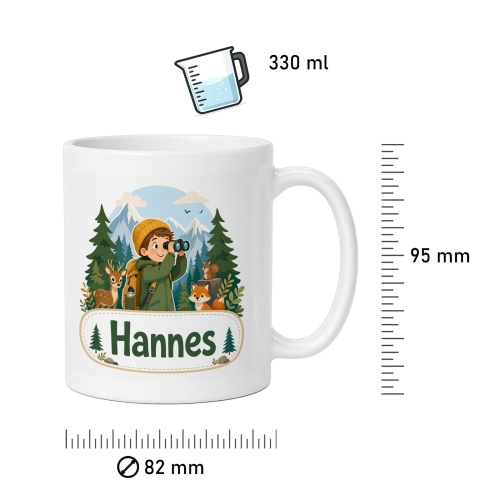 Tasse »Hannes im Wald-Abenteuer«