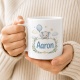 Tasse »Elefant mit Name Aaron«