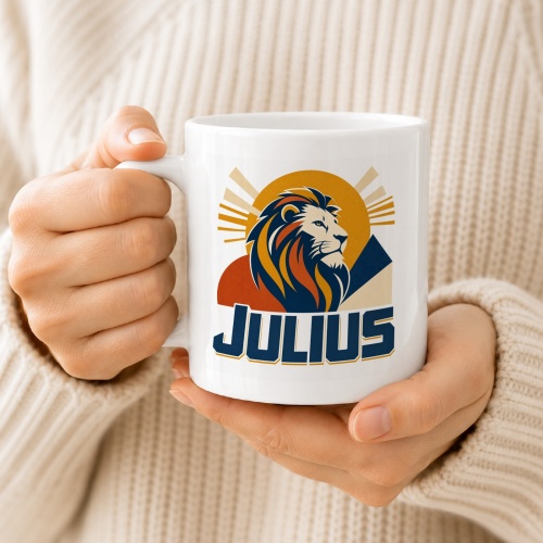 Tasse »Julius – Löwenmotiv«