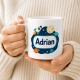 Tasse »Adrian – Weltraum & Rakete«