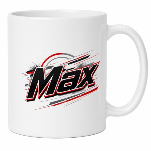 Tasse »Max« im sportlichen Racing-Look