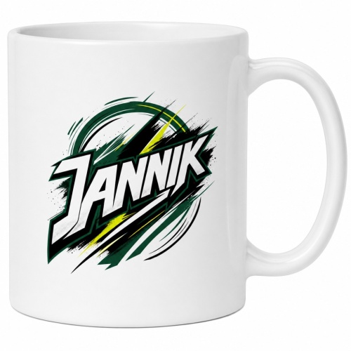 Tasse »Jannik« im coolen Comic-Style