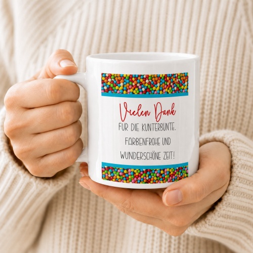 Tasse »Vielen Dank für die Zeit«