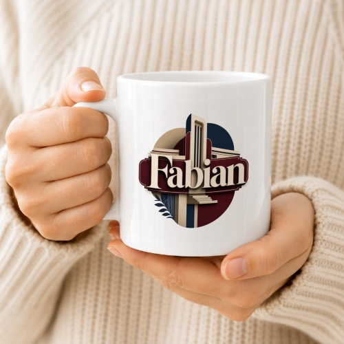 Tasse »Fabian – Art déco Grafik«