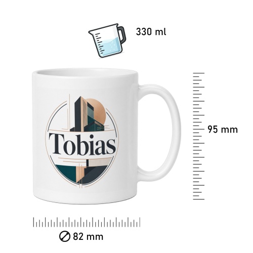 Tasse »Tobias Art Deco Stadtmotiv«