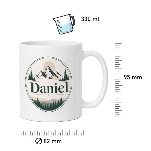 Tasse »Daniel mit Bergmotiv«
