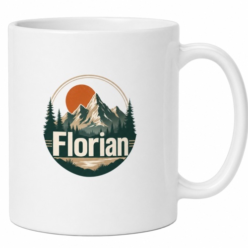 Tasse »Florian – Berge & Sonne«