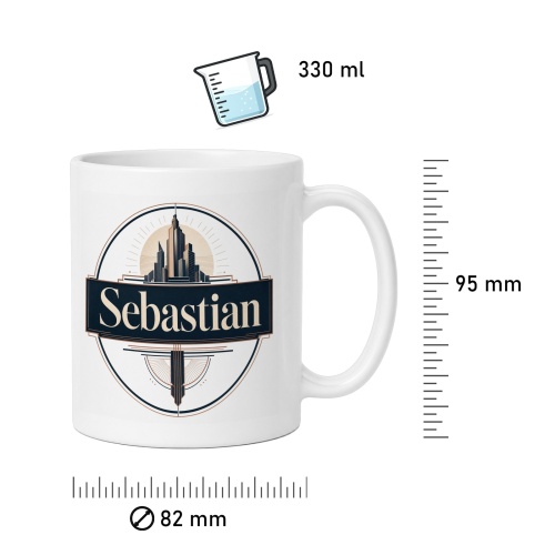 Tasse »Sebastian Skyline Art Deco«