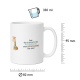 Tasse »Danke... klitzeklein... riesengroß«