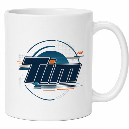 Tasse »Tim« – moderner Namensdruck