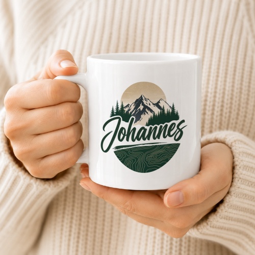 Tasse »Johannes – Berglandschaft«