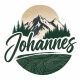 Tasse »Johannes – Berglandschaft«