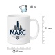 Tasse »Skyline mit Name Marc«