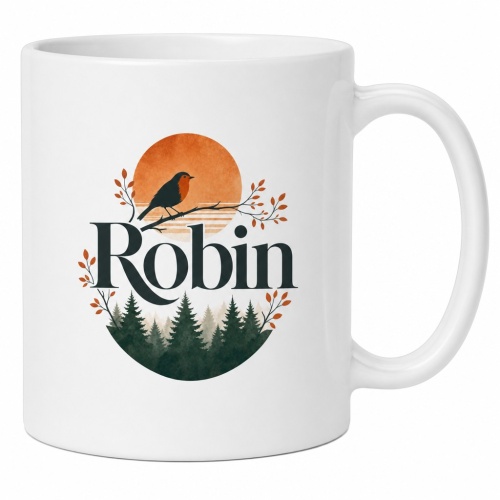 Tasse »Robin-Vogel mit Sonnenaufgang«