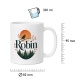 Tasse »Robin-Vogel mit Sonnenaufgang«