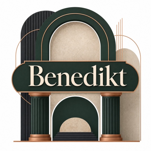Tasse »Benedikt« mit modernem Namensdesign