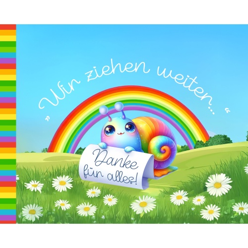 Tasse »Danke. Wir ziehen weiter.«