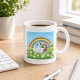 Tasse »Danke. Wir ziehen weiter.«
