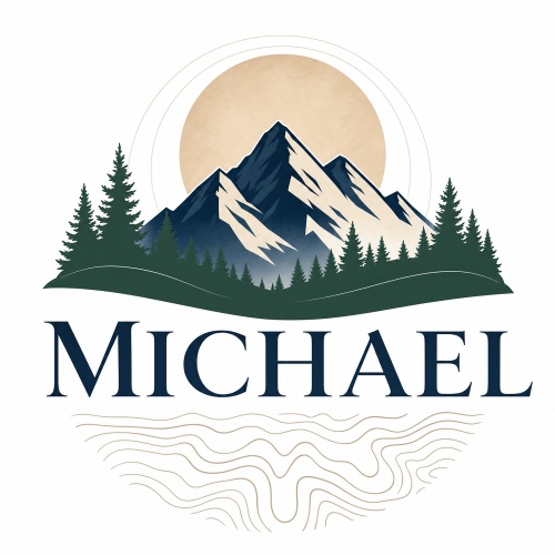 Tasse »Bergmotiv mit Name Michael«