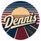 Tasse »Dennis Retro Sonnenuntergang«