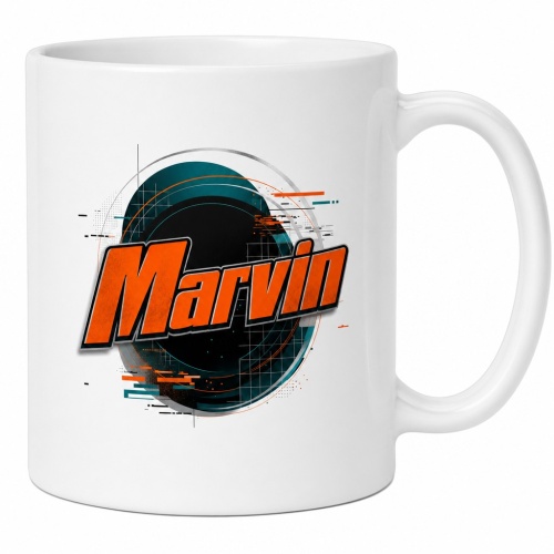 Tasse »Marvin« mit modernem Technik-Design