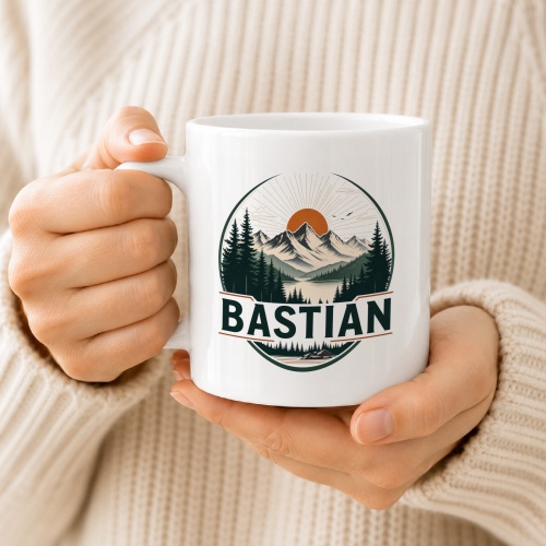 Tasse »Bastian – Berge & Sonne«