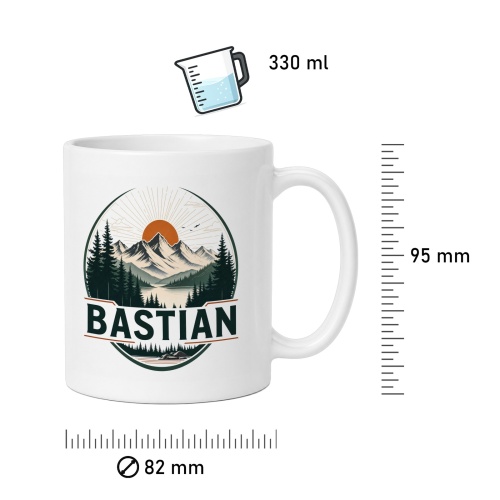 Tasse »Bastian – Berge & Sonne«