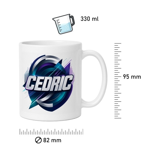 Tasse »Cedric Superhelden-Design«